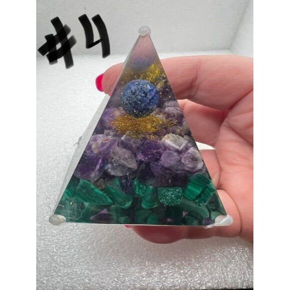 Beautiful Orgonite Pyramid - Your Choice - Picture 9 of 11